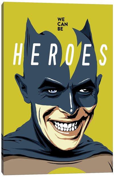 Heroes Canvas Art Print - Batman