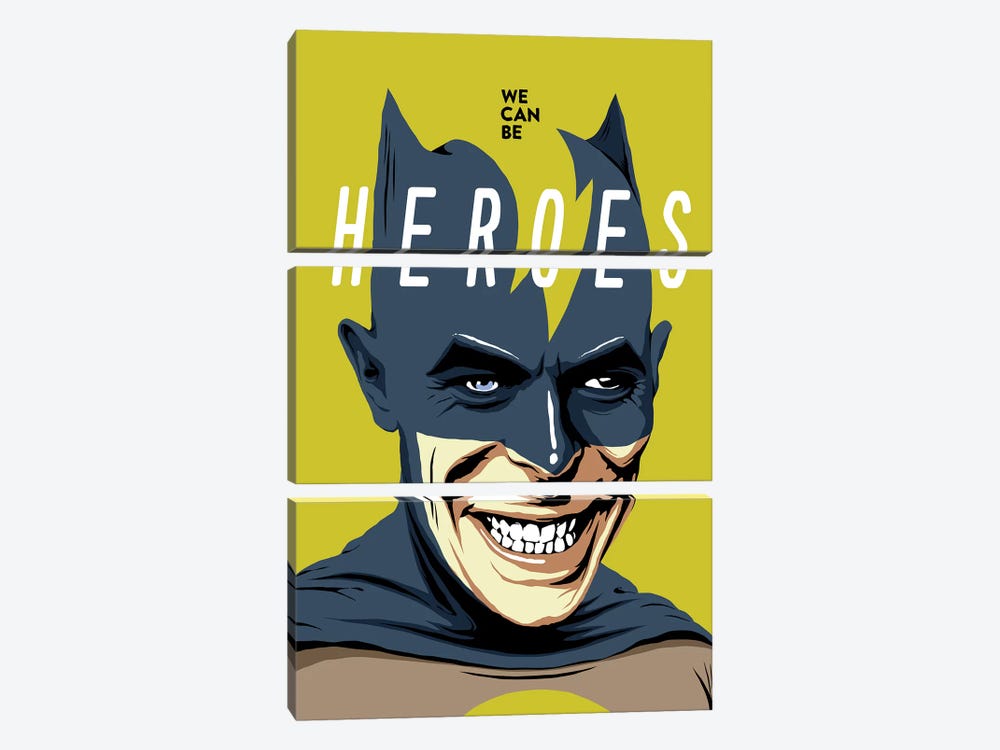 Heroes by Butcher Billy 3-piece Canvas Art Print