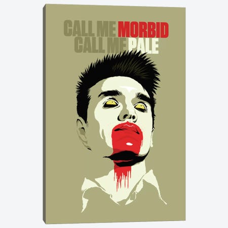 Call Me Morbid Call Me Pale Canvas Print #BBY12} by Butcher Billy Canvas Wall Art