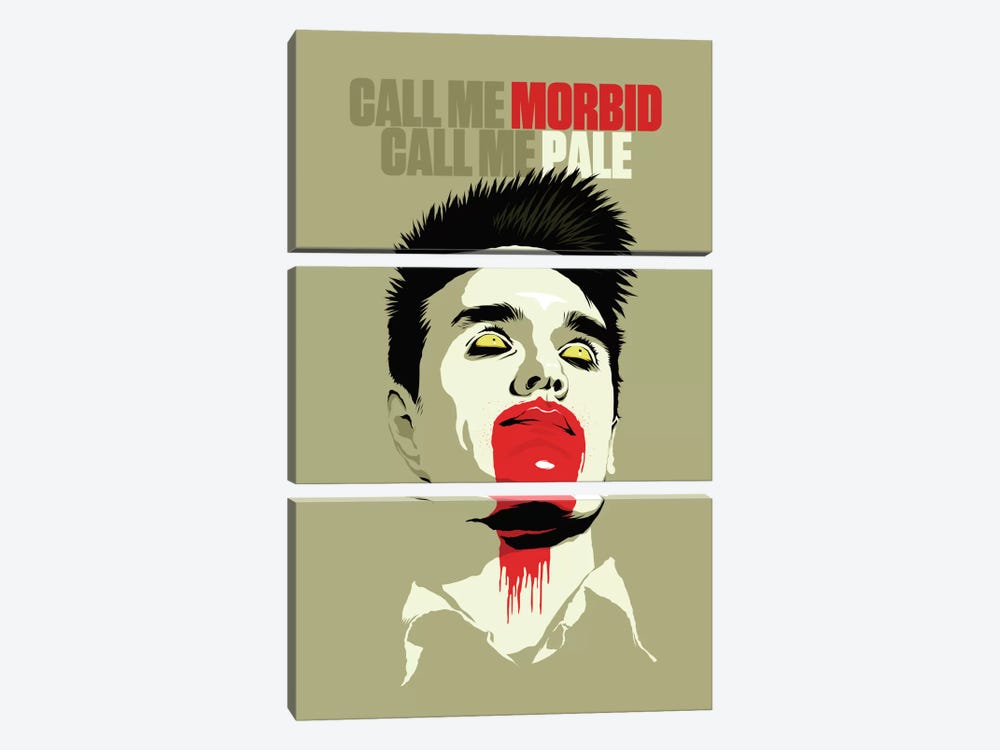 Call Me Morbid Call Me Pale by Butcher Billy 3-piece Canvas Wall Art