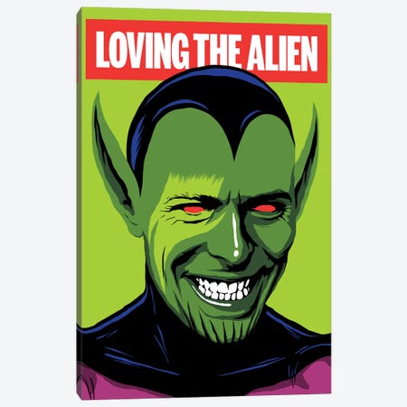 Loving The Alien Canvas Print #BBY134} by Butcher Billy Canvas Wall Art