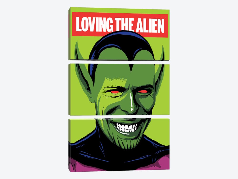 Loving The Alien by Butcher Billy 3-piece Canvas Art