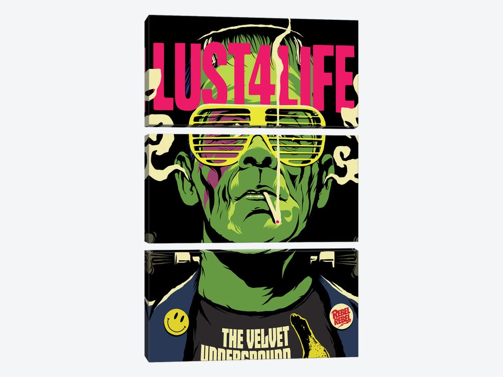 Lust 4 Life by Butcher Billy 3-piece Canvas Wall Art