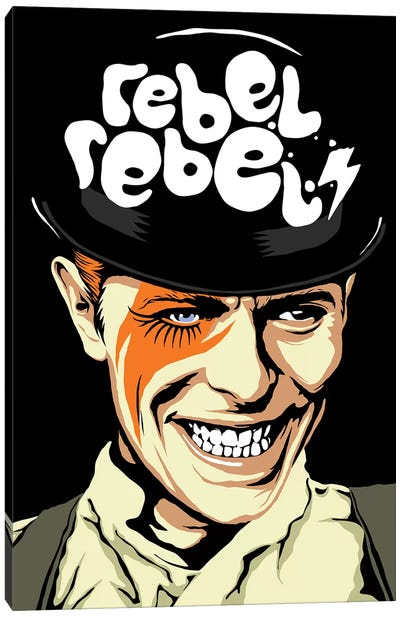 Rebel Rebel Canvas Art Print - David Bowie