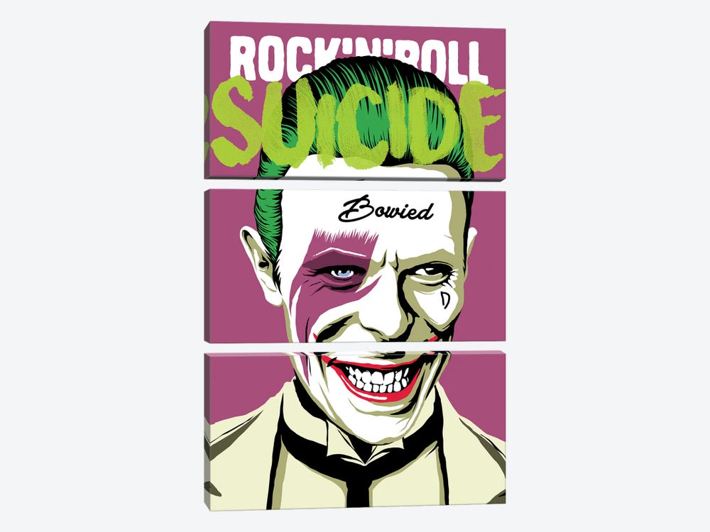 Rock 'n' Roll Suicide by Butcher Billy 3-piece Canvas Artwork