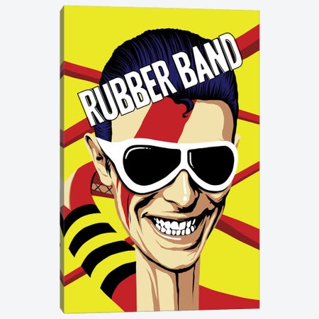 Rubber Band Canvas Print #BBY144} by Butcher Billy Art Print