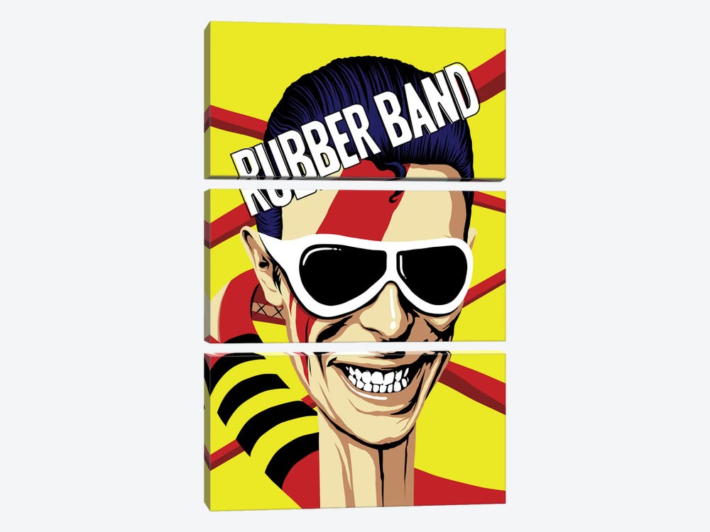 Rubber Band by Butcher Billy 3-piece Canvas Art Print