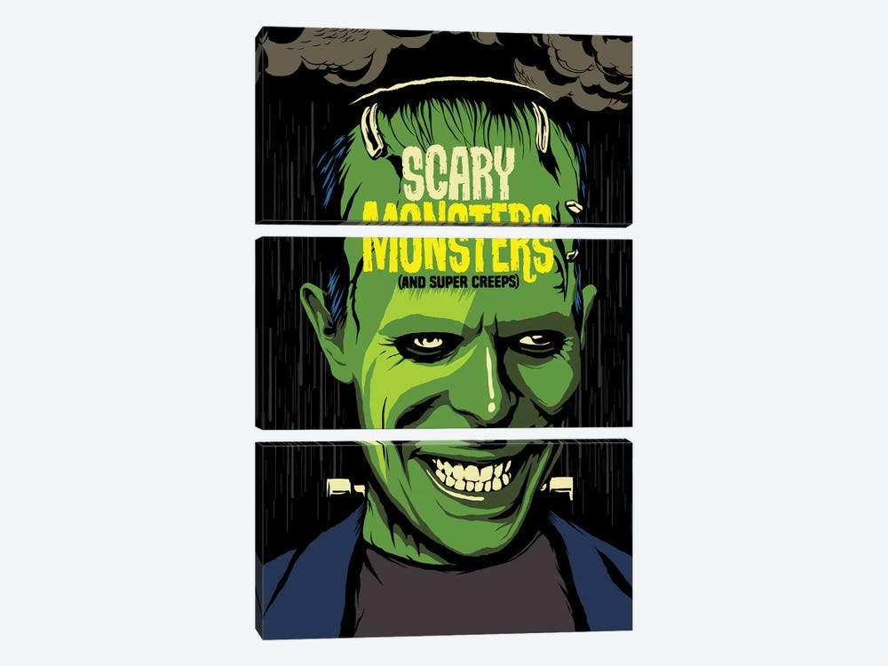 Scary Monsters by Butcher Billy 3-piece Canvas Art