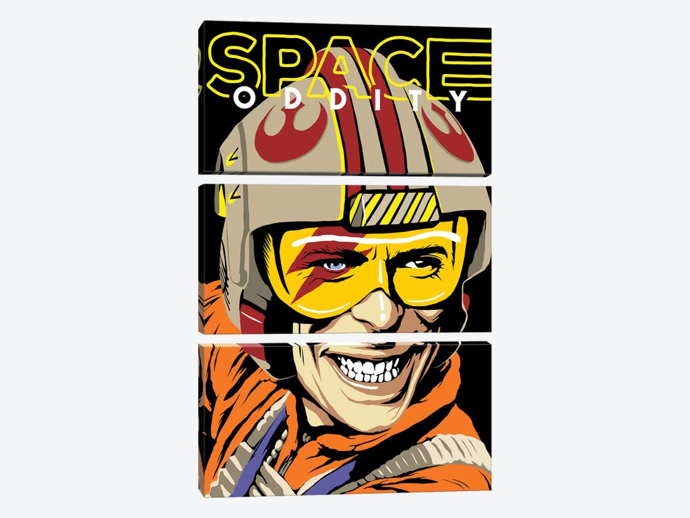 Space Oddity by Butcher Billy 3-piece Canvas Artwork