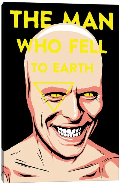 The Man Who Fell To Earth Canvas Art Print - Butcher Billy