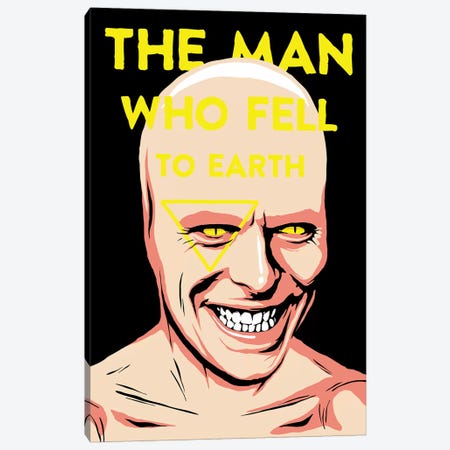 The Man Who Fell To Earth Canvas Print #BBY154} by Butcher Billy Canvas Artwork