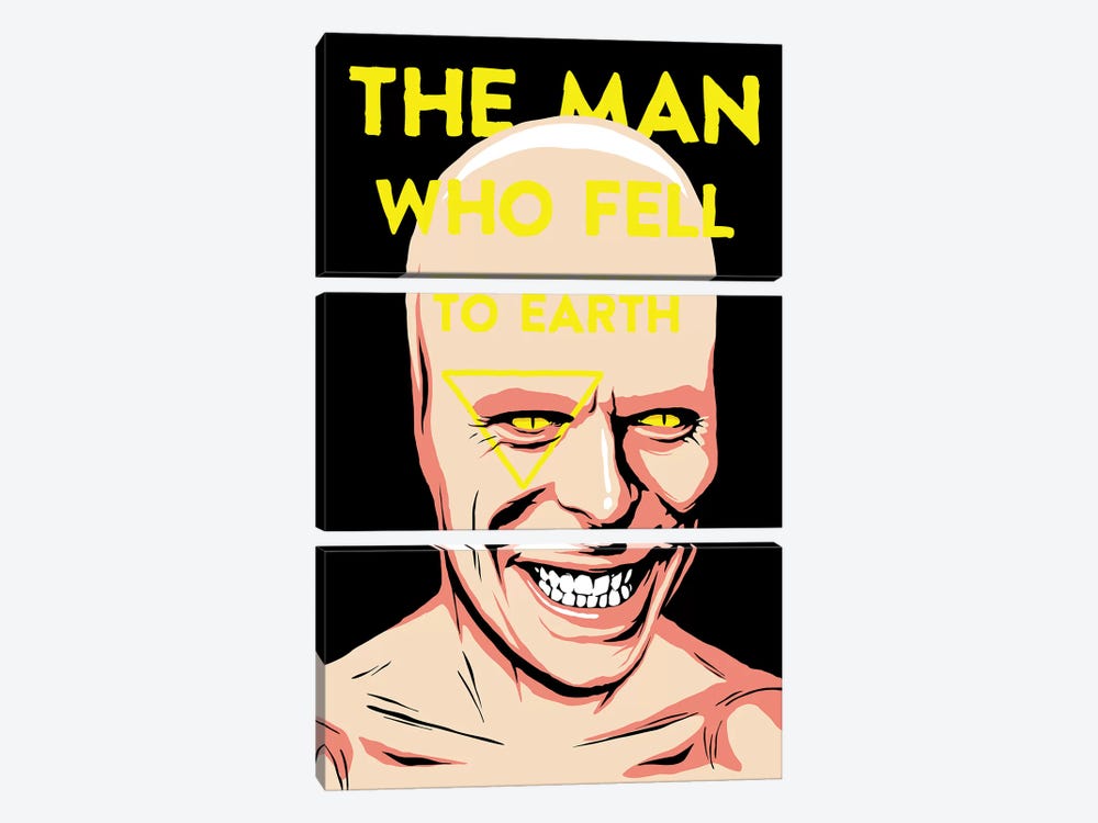 The Man Who Fell To Earth by Butcher Billy 3-piece Canvas Artwork