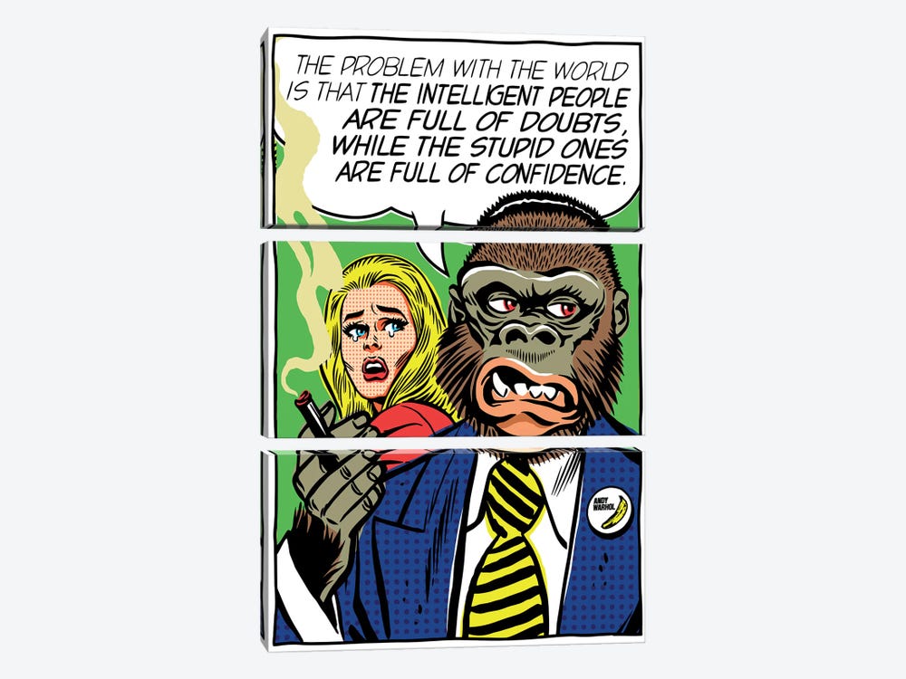 The Problem With The World by Butcher Billy 3-piece Canvas Art Print