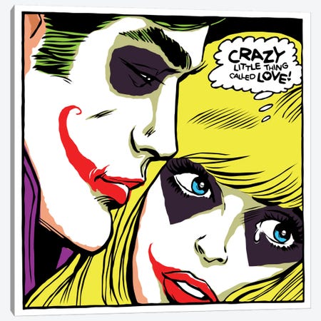 Crazy Little Thing Called Love Canvas Print #BBY15} by Butcher Billy Canvas Print