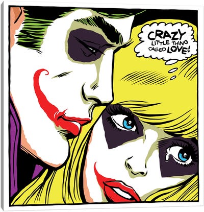 Crazy Little Thing Called Love Canvas Art Print - The Joker