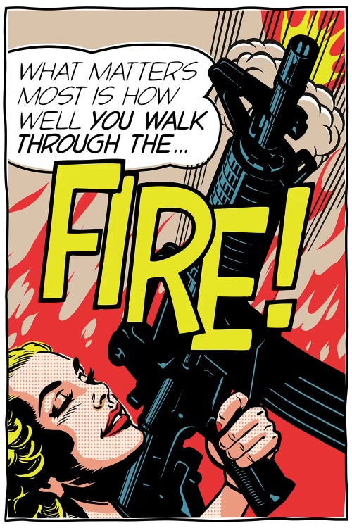 Walk Through The Fire by Butcher Billy wall art