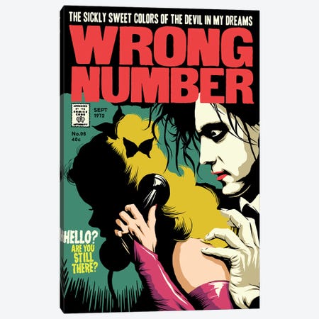 Wrong Number Canvas Print #BBY162} by Butcher Billy Canvas Wall Art