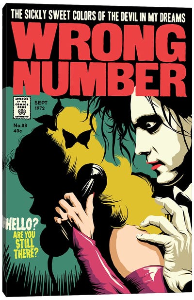 Wrong Number Canvas Art Print - Butcher Billy