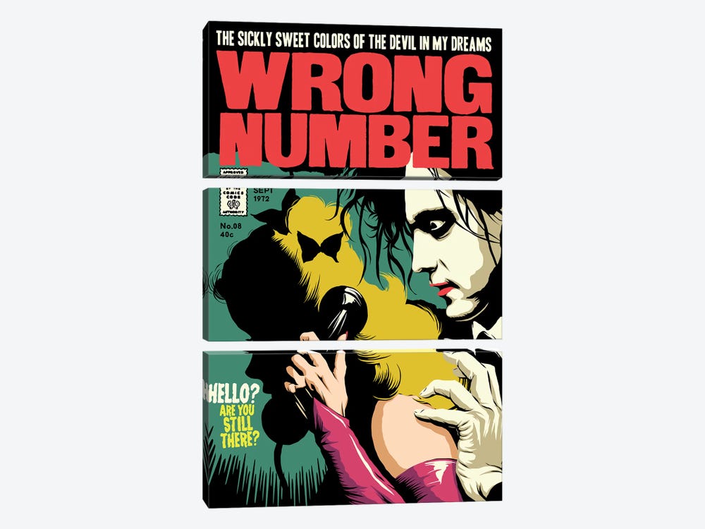 Wrong Number by Butcher Billy 3-piece Art Print