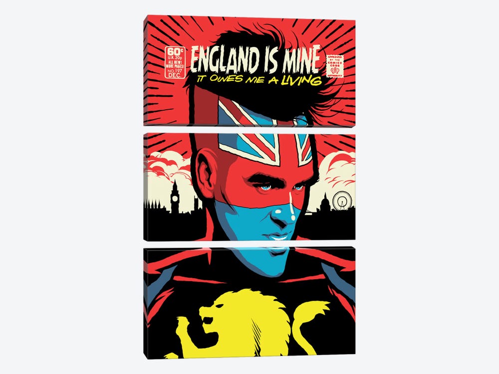 England Is Mine by Butcher Billy 3-piece Art Print