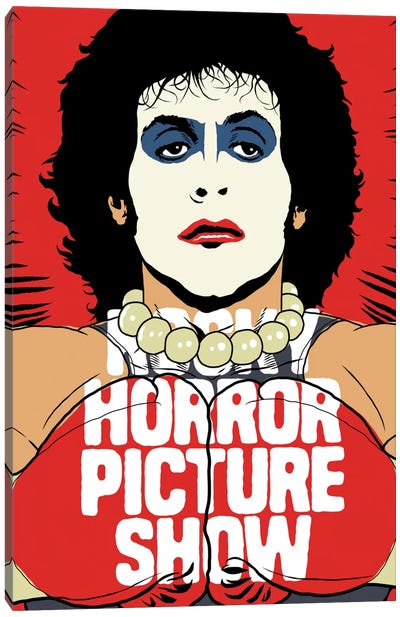 Horror Picture Canvas Art Print - The Rocky Horror Picture Show