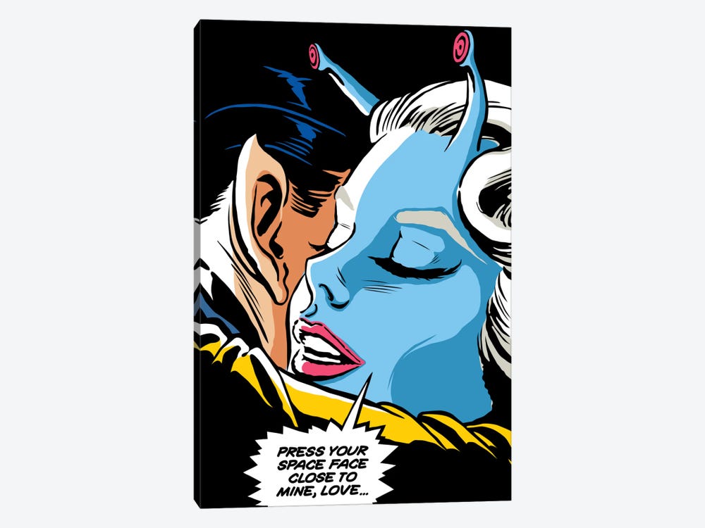 Interracial Love by Butcher Billy 1-piece Canvas Print