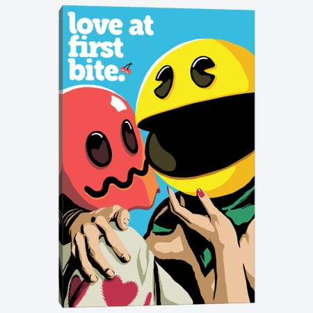 Love At First Bite Canvas Print #BBY184} by Butcher Billy Canvas Art Print