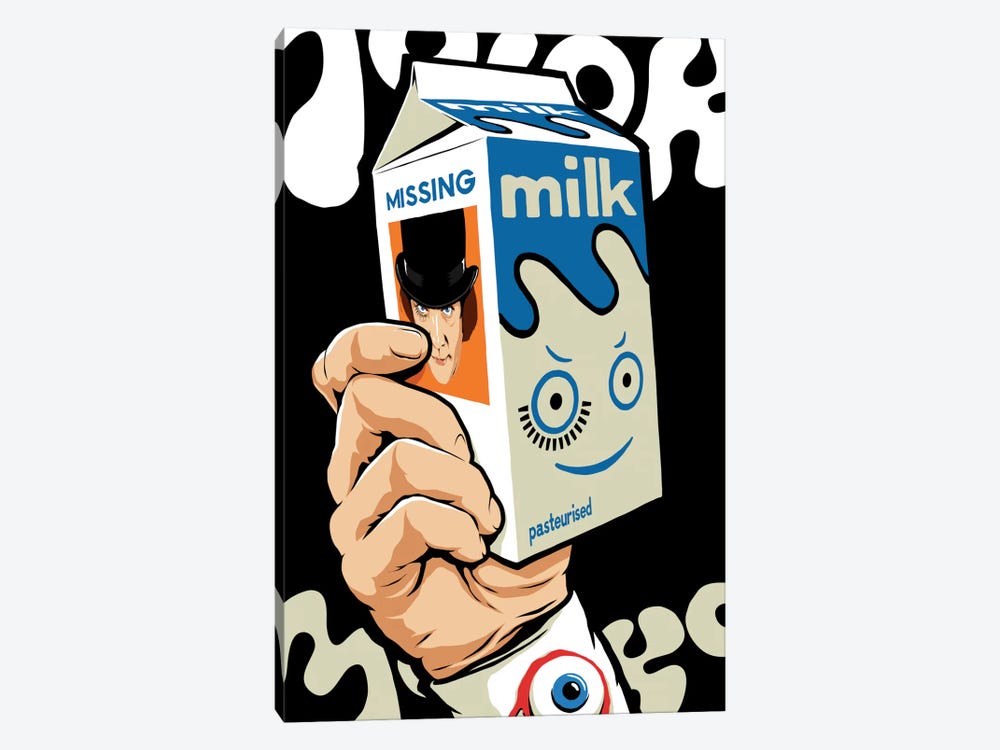 Milk And TV by Butcher Billy 1-piece Canvas Art