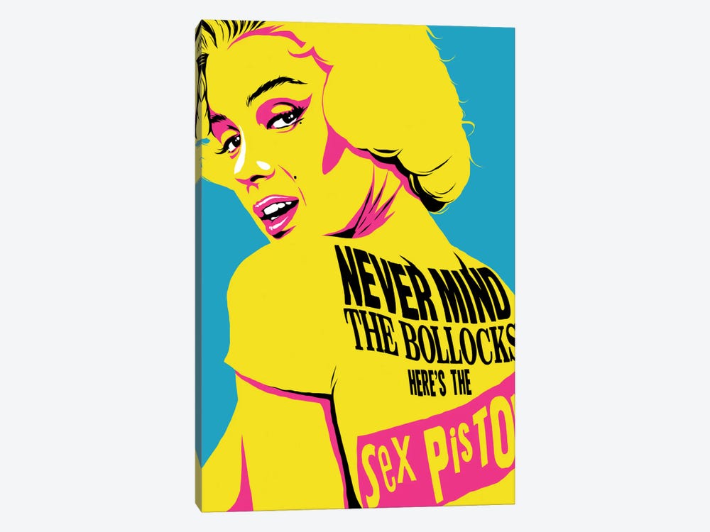 Pin-Up Pistol by Butcher Billy 1-piece Canvas Wall Art