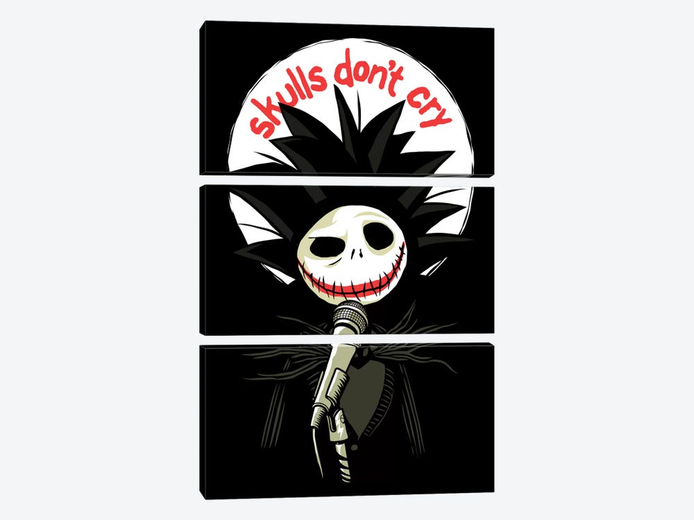 Skulls Don't Cry by Butcher Billy 3-piece Canvas Art