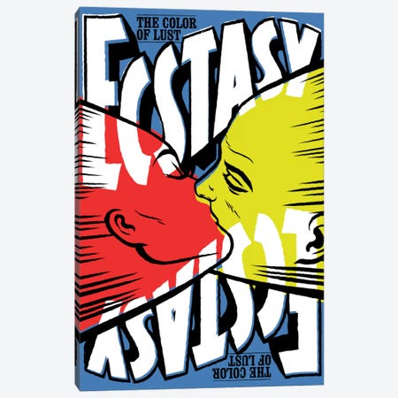 The Color Of Lust Canvas Print #BBY203} by Butcher Billy Art Print