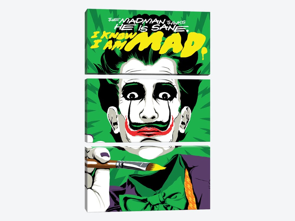 The Madman by Butcher Billy 3-piece Canvas Art Print