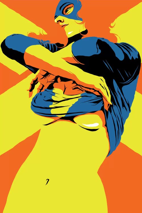 The Naked Power by Butcher Billy wall art