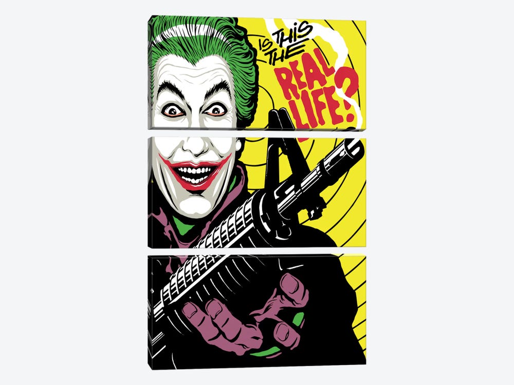 The Real Life by Butcher Billy 3-piece Canvas Art Print