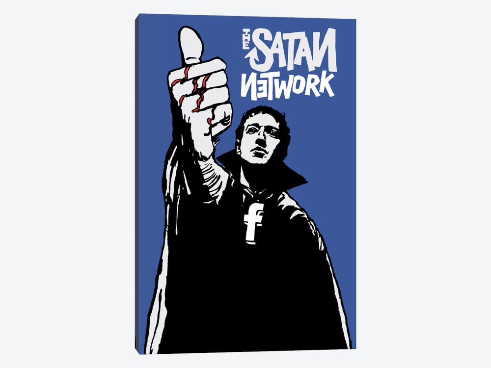 The Satan Network 1-piece Canvas Art
