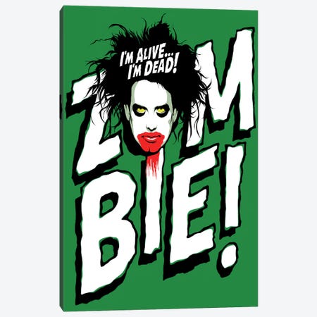 Zombie! Canvas Print #BBY214} by Butcher Billy Canvas Print