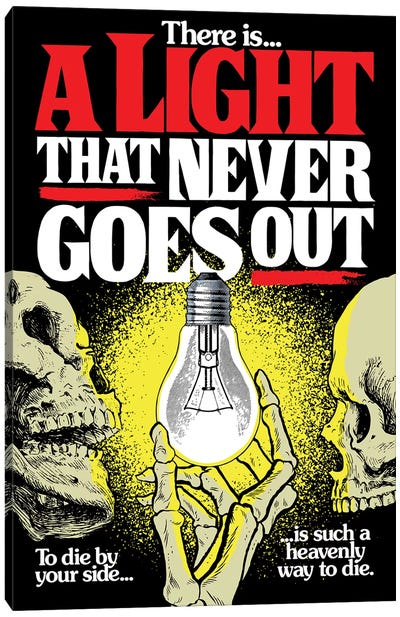 A Light That Never Goes Out Canvas Art Print - Butcher Billy