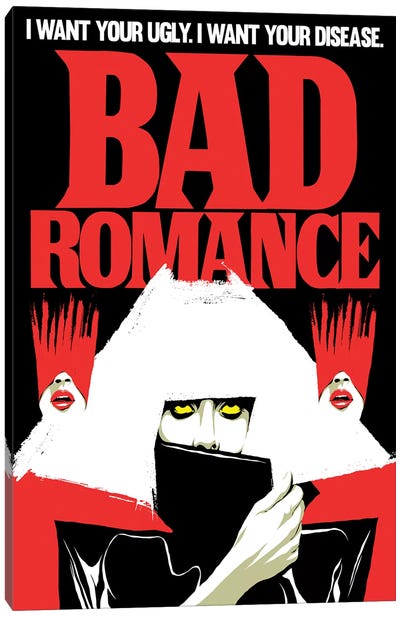 Bad Romance Canvas Art Print - Anti-Valentine's Day