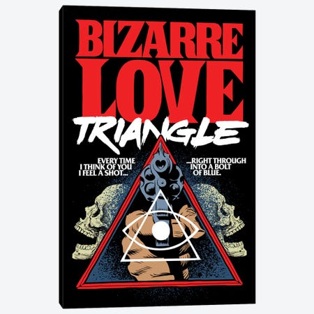 Bizarre Love Triangle Canvas Print #BBY219} by Butcher Billy Canvas Art