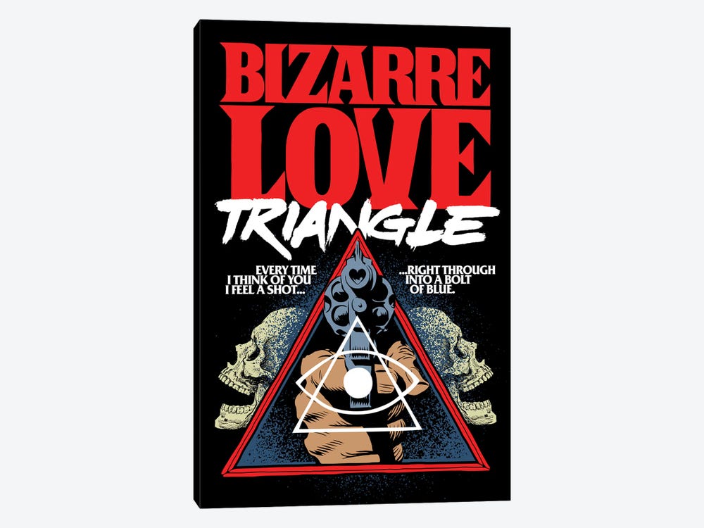 Bizarre Love Triangle by Butcher Billy 1-piece Canvas Art Print