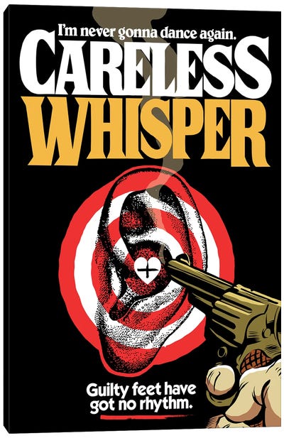 Careless Whisper Canvas Art Print - Butcher Billy
