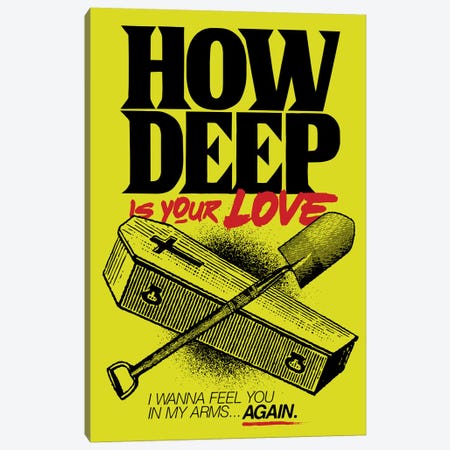 How Deep Is Your Love? Canvas Print #BBY233} by Butcher Billy Canvas Wall Art