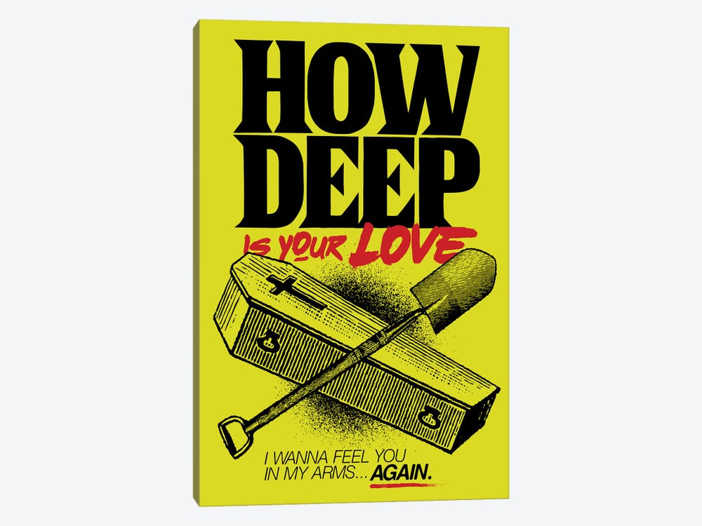 How Deep Is Your Love? by Butcher Billy 1-piece Canvas Art Print