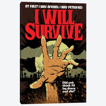 I Will Survive Canvas Print #BBY234} by Butcher Billy Canvas Print