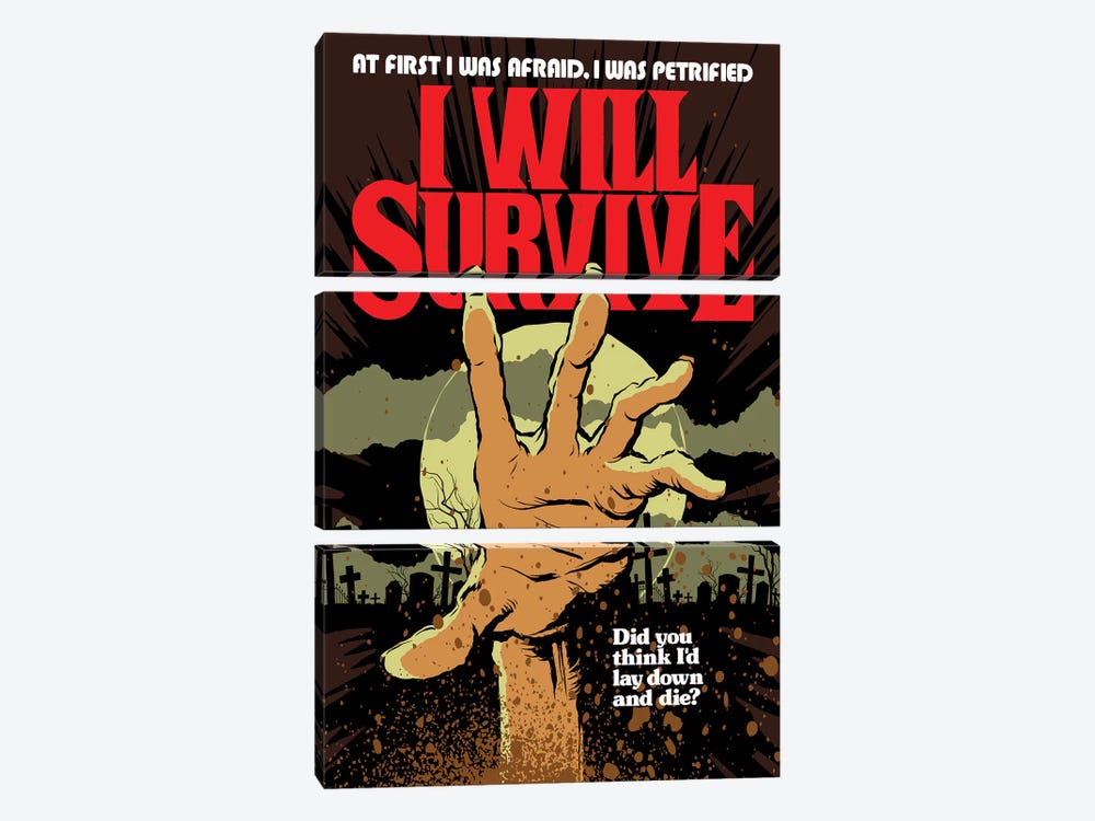 I Will Survive by Butcher Billy 3-piece Canvas Artwork