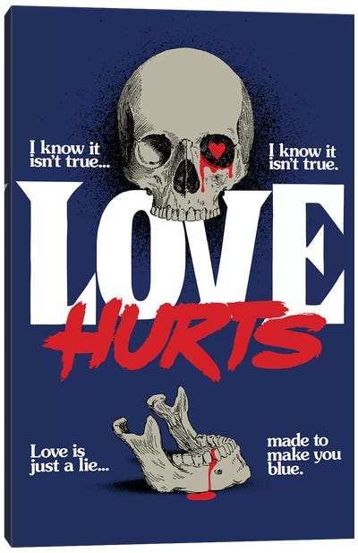 Love Hurts Canvas Art Print - Butcher Billy