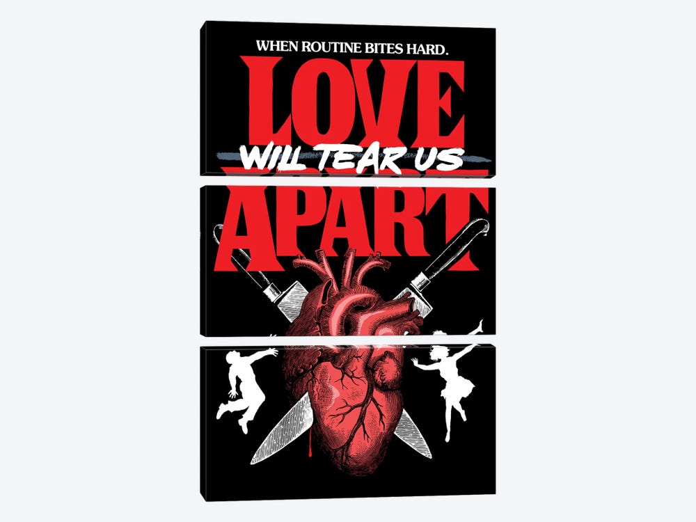 Love Will Tear Us Apart by Butcher Billy 3-piece Canvas Artwork