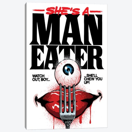 Maneater Canvas Print #BBY239} by Butcher Billy Canvas Wall Art