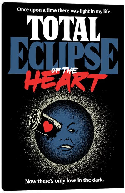 Total Eclipse Of The Heart Canvas Art Print - Butcher Billy