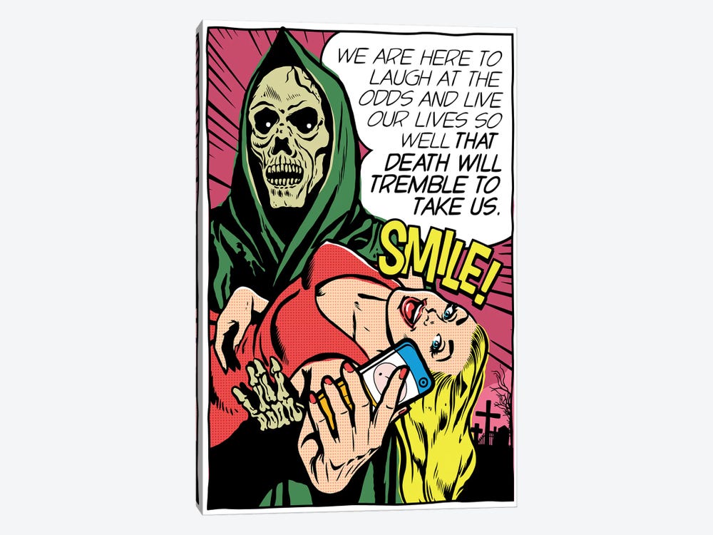 Death Will Tremble by Butcher Billy 1-piece Canvas Wall Art
